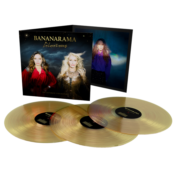 Bananarama Glorious The Ultimate Collection Vinyl LP Triple Transparent Gold Colour 2024