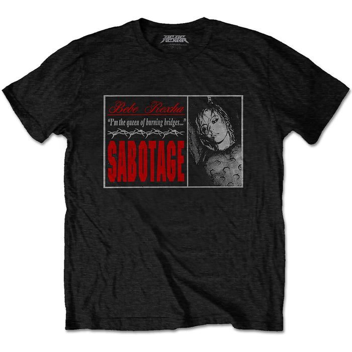 Bebe Rexha Sabotage Let You Down Black Medium T-Shirt