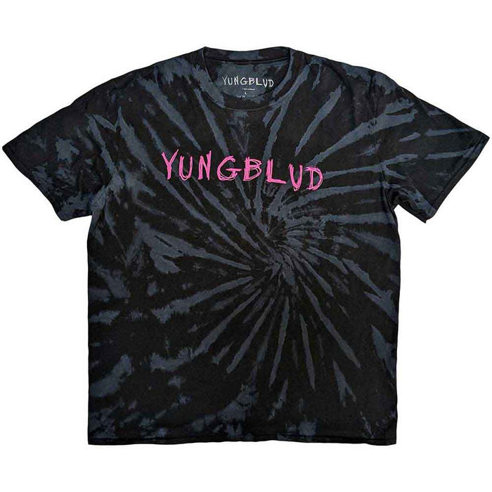 Yungblud Scratch Logo Wash Black Small T-Shirt