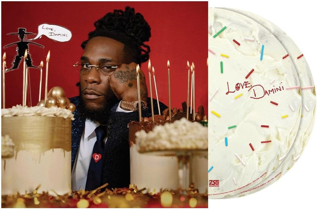 Burna Boy Love, Damini Vinyl LP Birthday Cake Colour 2023