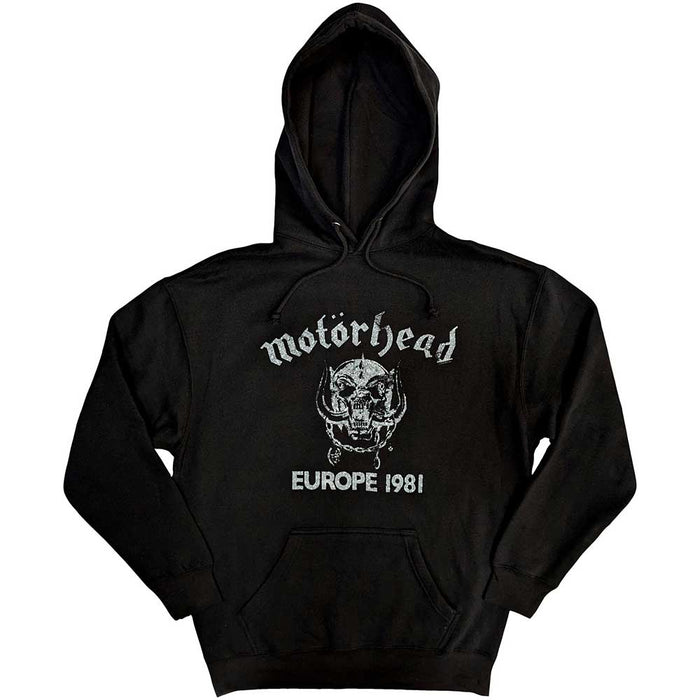 Motorhead Europe '81 Black Large Hoodie