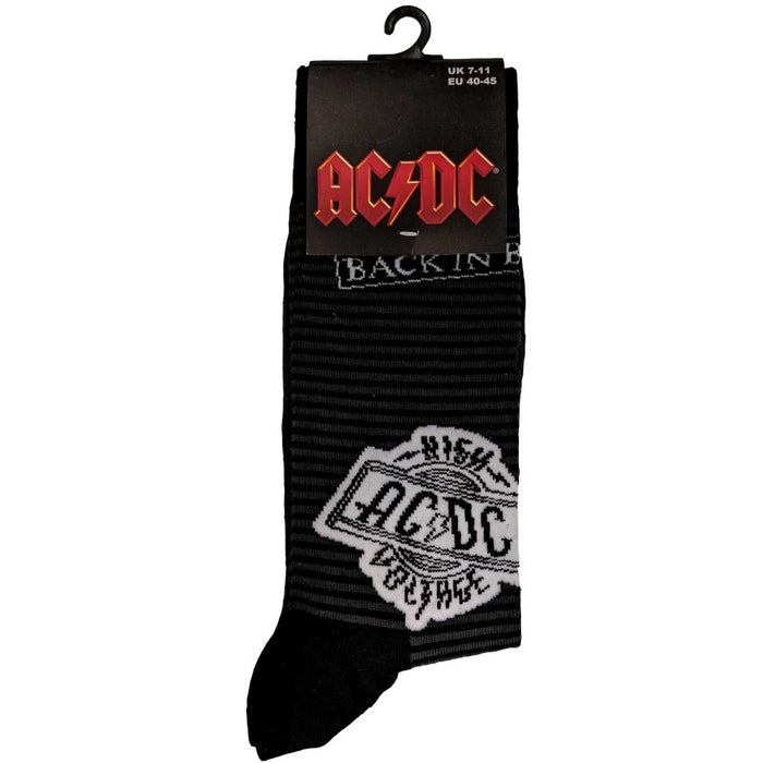 AC/DC Unisex Ankle Socks: Icons (Uk Size 7 - 11)