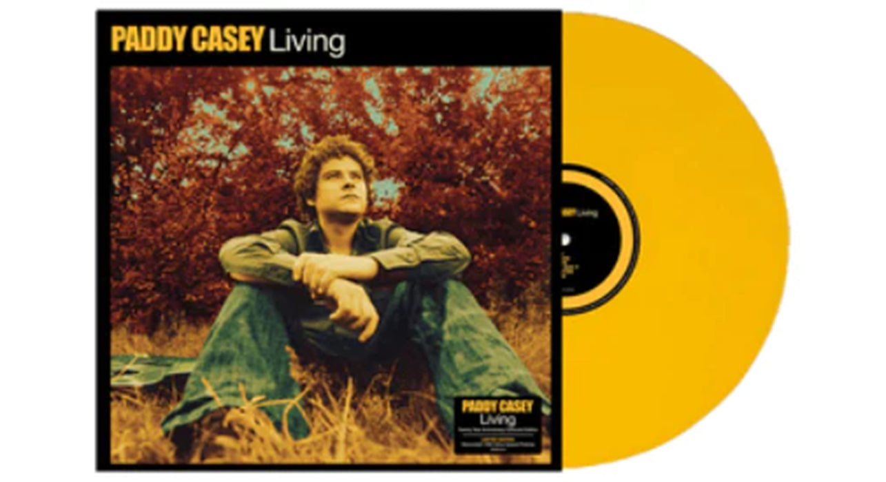 Paddy Casey Living Vinyl LP Opaque Yellow Colour 2023