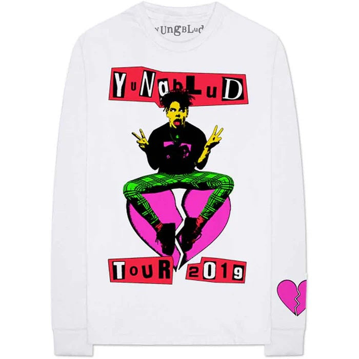 Yungblud Punker White X-Small Long Sleeve T-Shirt