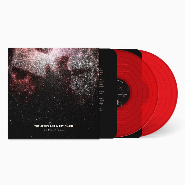 The Jesus and Mary Chain Sunset 666 (Live at Hollywood Palladium) Vinyl LP Indies Red Colour 2023