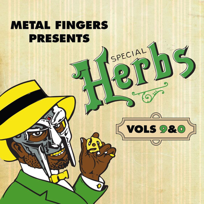 MF DOOM Metal Fingers Presents: Special Herbs Vol. 9 & 0 Vinyl LP Indies Evergreen Colour 2025