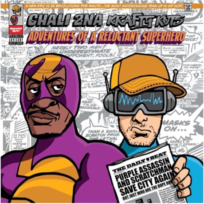 Chali 2na and Krafty Kuts Adventures of a Reluctant Superhero Vinyl LP Yellow Colour 2025