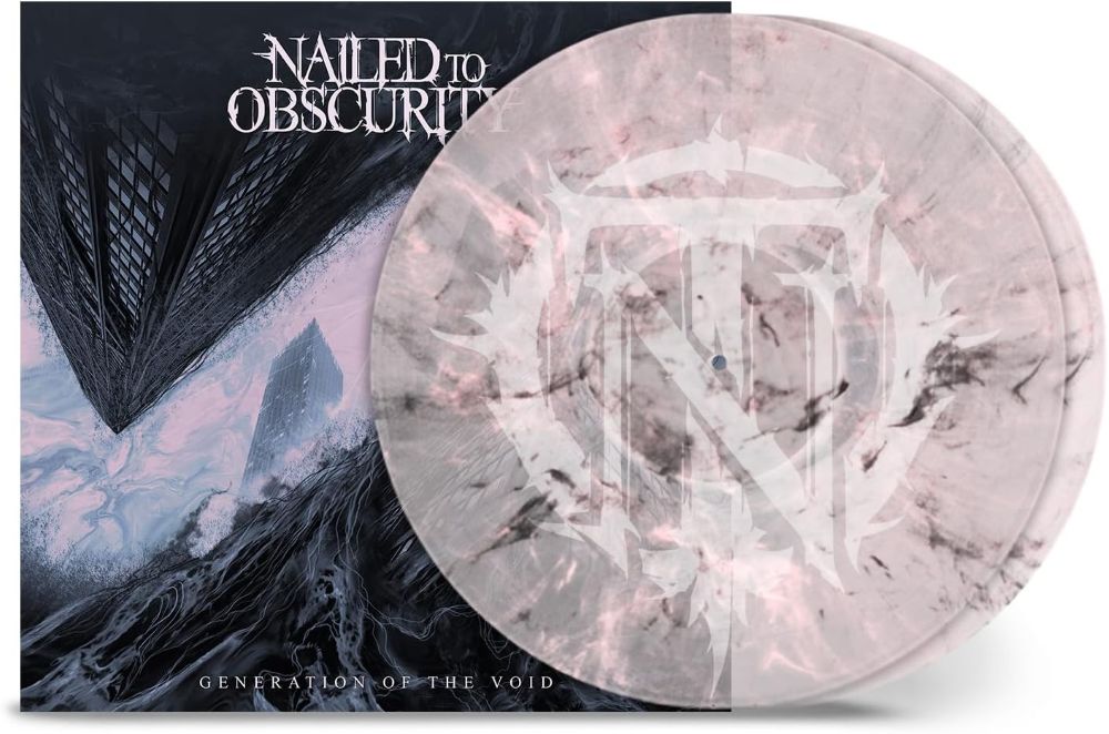 Nailed to Obscurity Generation Of The Void Viny LP Clear Light Rose & Black Marbled Colour 2025