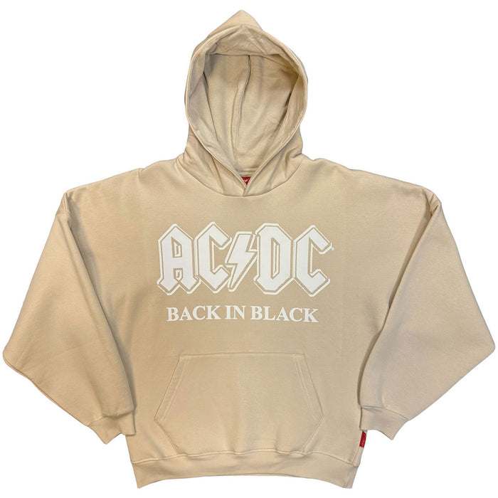 AC/DC Back In Black Natural Large Hoodie