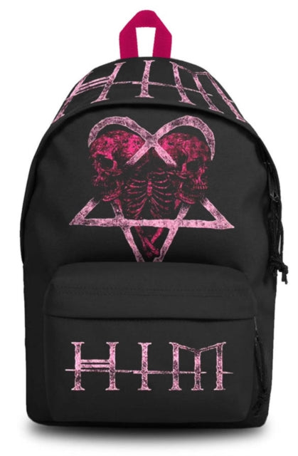 Him Logo Black Rucksack Bag