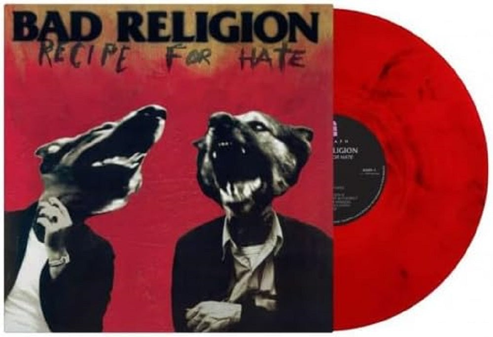 Bad Religion Recipe For Hate Vinyl LP 30th Anniversary Red with Black Smoke Colour 2023