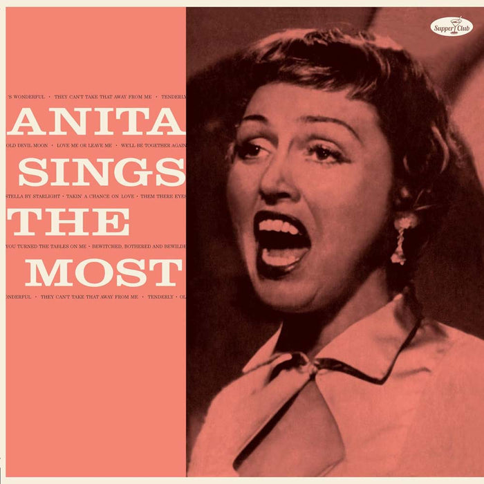 Anita O'Day Sings The Most Feat. Oscar Peterson Vinyl LP Due Out 10/05/24