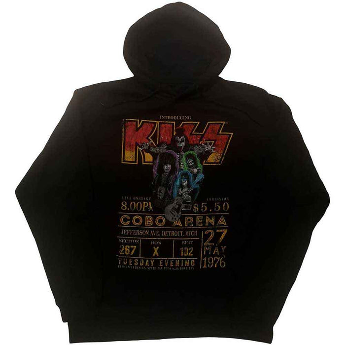 KISS Cobra Arena '76 Black Small Hoodie