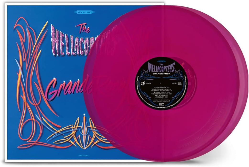 The Hellacopters Grande Rock Revisited Vinyl LP Transparent Magenta Colour 2024