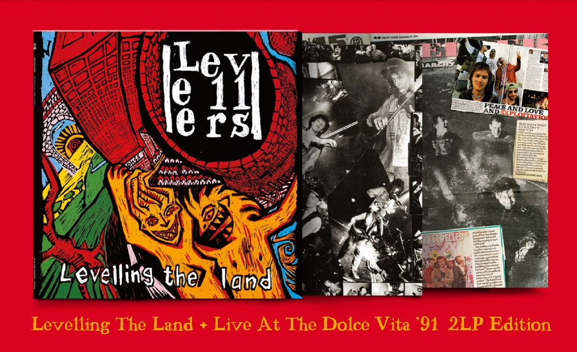 Levellers Levelling The Land 2023 Remix Live At The Dolce Vita '91 Vinyl LP 2023