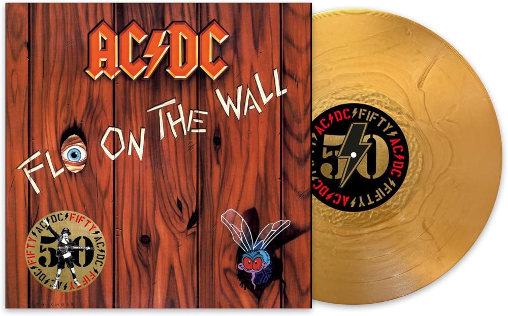 AC/DC Fly On The Wall Vinyl LP Gold Colour Due Out 27/09/24