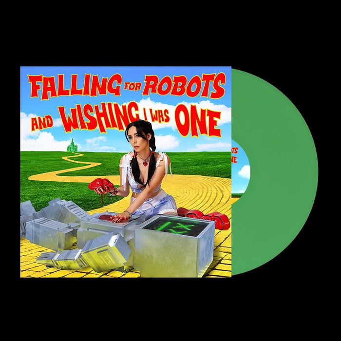 LØLØ Falling for Robots & Wishing I Was One Vinyl LP Emerald City Green Colour 2024