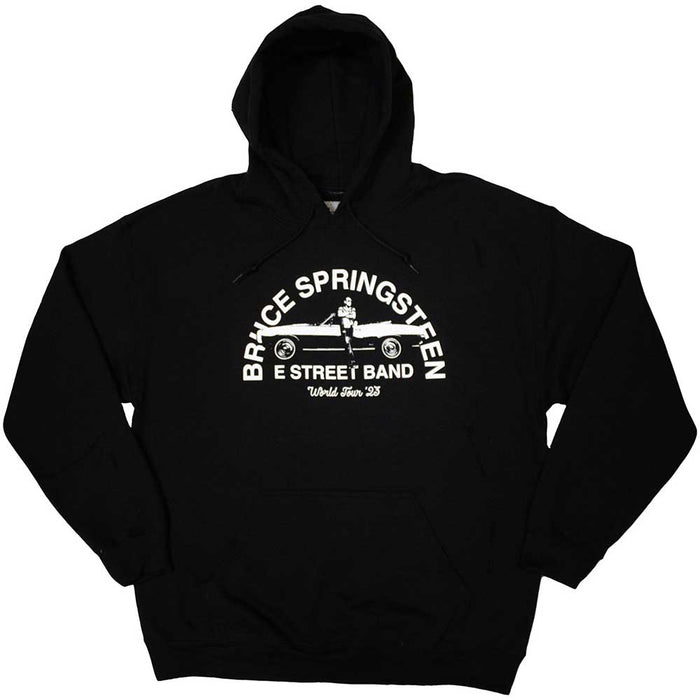 Bruce Springsteen Tour 2023 Leaning Car Black XL Unisex Hoodie