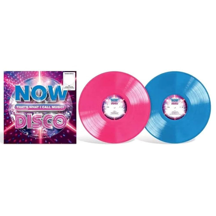 NOW That's What I Call Music: Disco Vinyl LP Opaque Hot Pink & Opaque Blue Sky Colour 2023