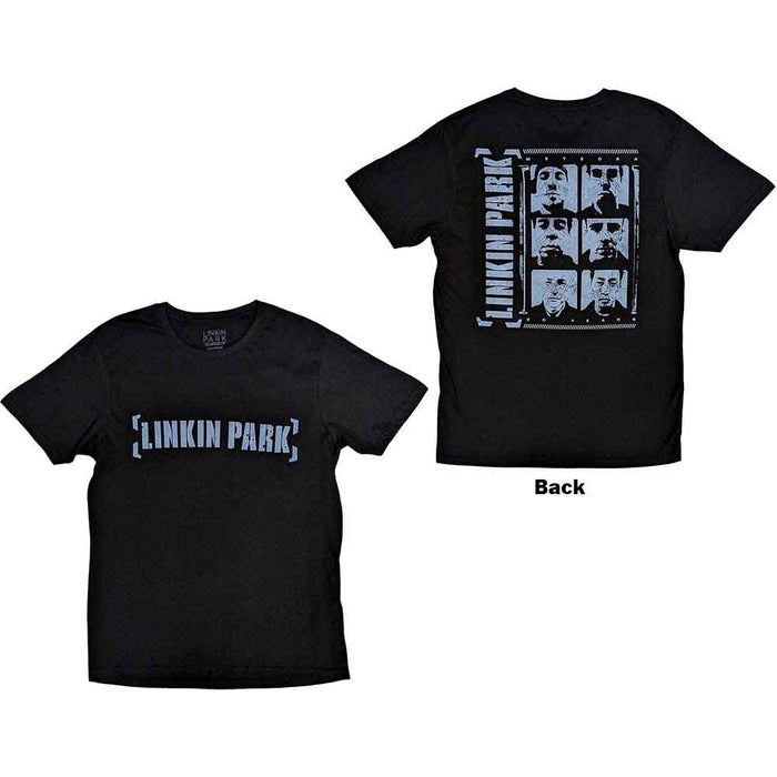 Linkin Park Meteora Portraits Black Large T-Shirt