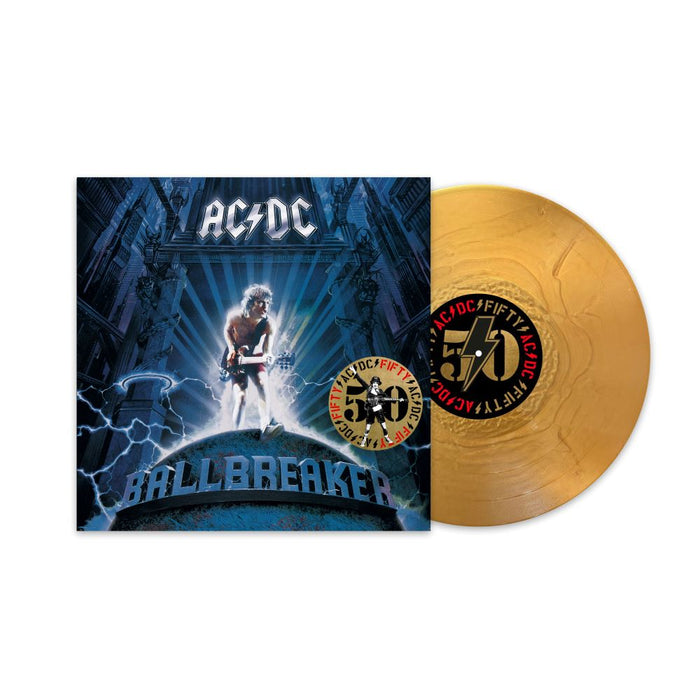 AC/DC Ballbreaker Vinyl LP 50th Anniversary Gold Colour Due Out 21/06/24