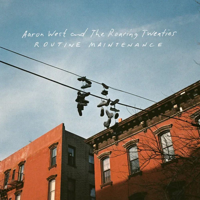 Aaron West and The Roaring Twenties Routine Maintenance Vinyl LP Blue & Orange Pinwheel Colour 2023