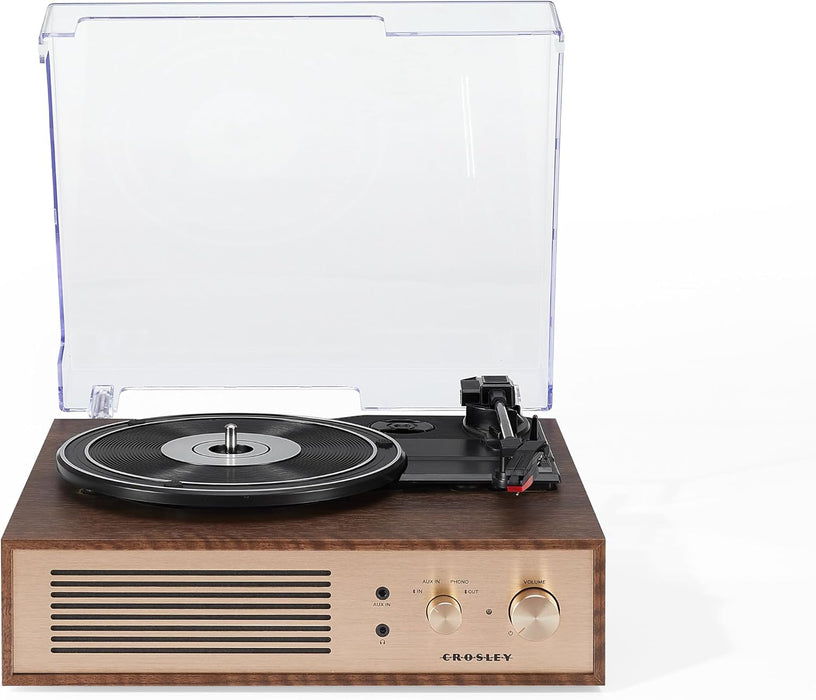 Crosley Miles Walnut Turntable Record Player