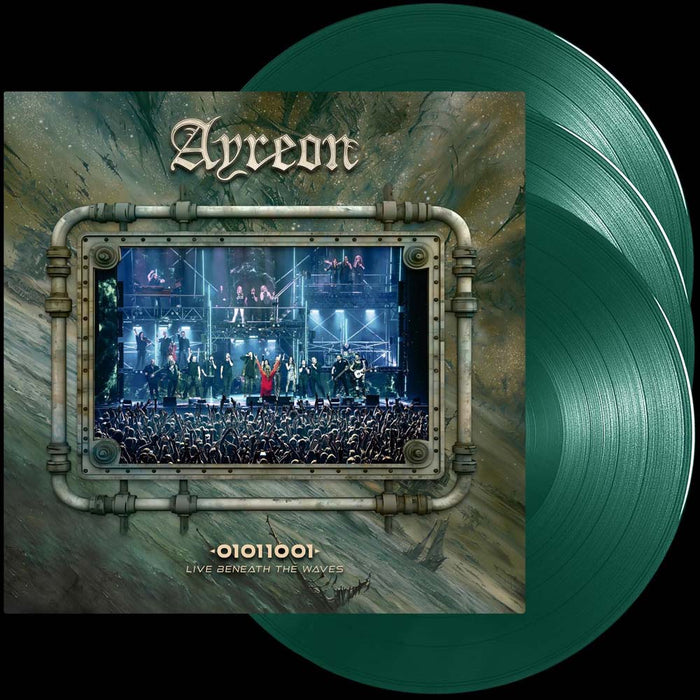 Ayreon 01011001 Live Beneath The Waves Vinyl LP Green Colour 2024