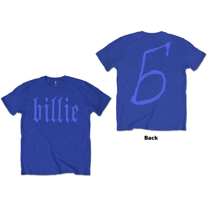 Billie Eilish Billie 5 Blue Large T-Shirt