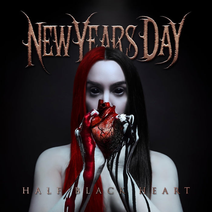 New Years Day Half Black Heart Vinyl LP Deep Blood Red Colour 2024