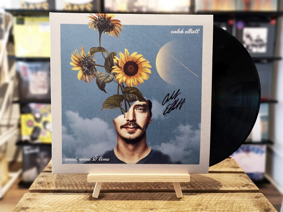 Caleb Elliot Weed, Wine & Time Vinyl LP Signed 2023