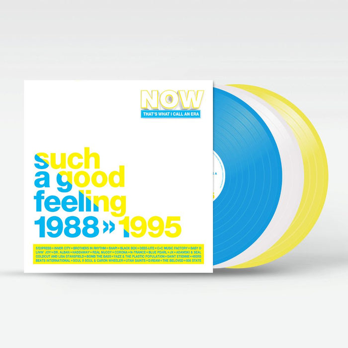 NOW That's What I Call An Era - Such A Good Feeling: 1988-1995 Vinyl LP Blue, Yellow & White Colour 2025