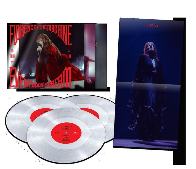 Florence + The Machine Everybody Scream Tour Live Vinyl LP Clear Colour Due Out 19/03/26