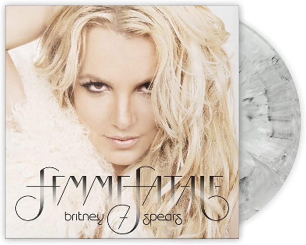 Britney Spears Femme Fatale Vinyl LP Grey Marble Colour 2023 — Assai ...