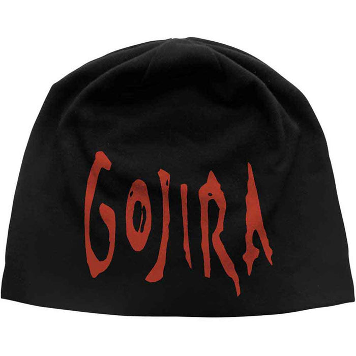 Gojira Logo Black & Red Beanie Hat