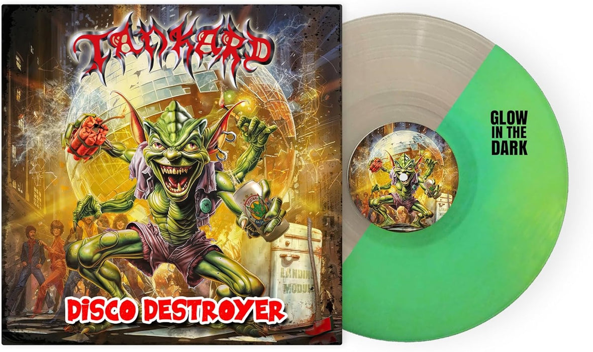 Tankard Disco Destroyer Vinyl LP Alien Slime Glow In The Dark Colour 2024