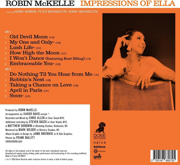 Robin McKelle Impressions of Ella Vinyl LP 2023