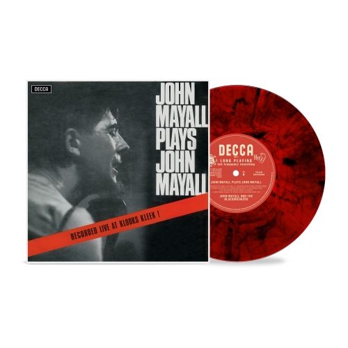 John Mayall & The Bluesbreakers Plays John Mayall (Live)-60th Anniversary Edition Vinyl LP Red & Black Marble Colour RSD 2025