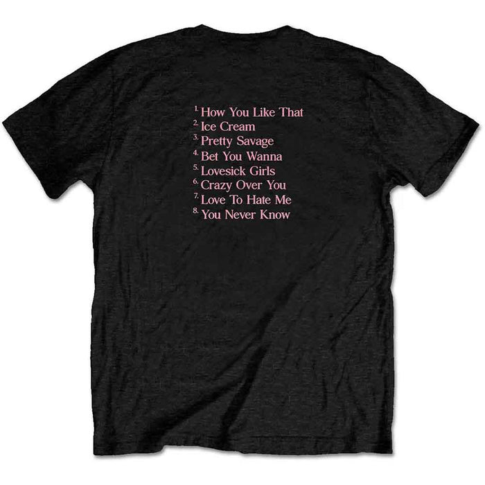 BLACKPINK The Album Track List Black Small T-Shirt