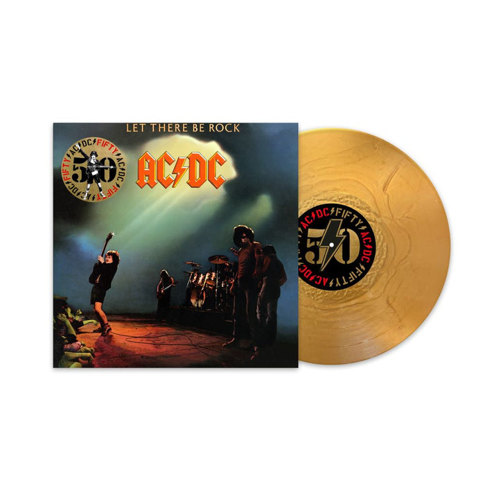 AC/DC Let There Be Rock Vinyl LP 50th Anniversary Gold Colour Due Out 21/06/24