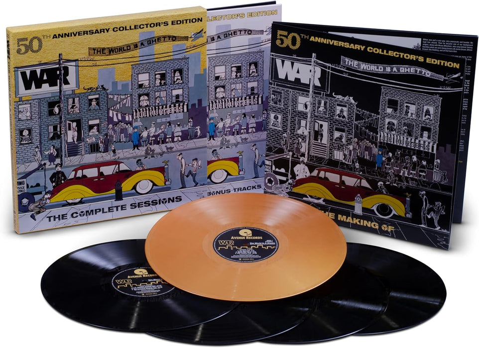 War World Is A Ghetto (50th Anniversary Collector's Edition) Vinyl LP Black and Gold Colour 2023