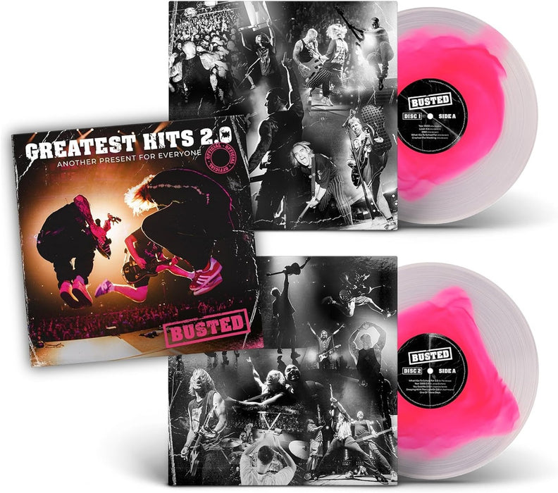 Busted Greatest Hits 2.0 (Another Present For Everyone) Vinyl LP Pink & White Colour 2024