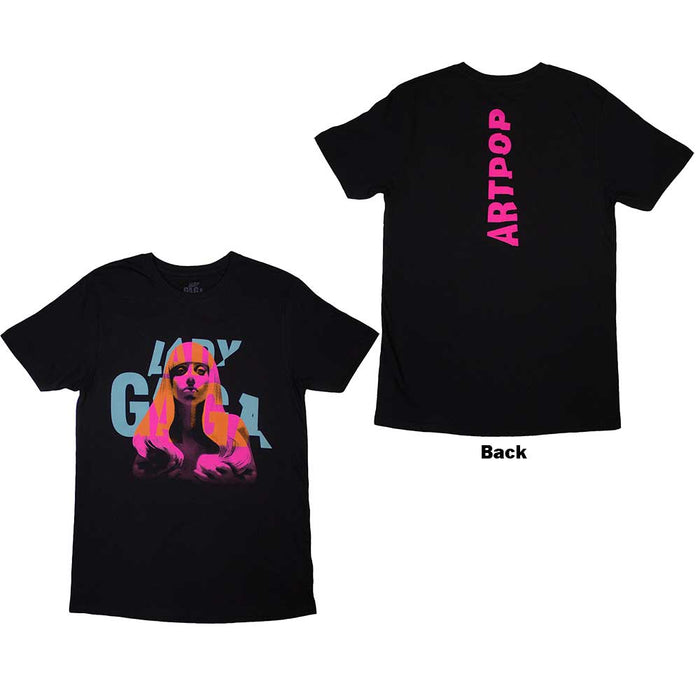 Lady Gaga Artpop Cover Black Large T-Shirt