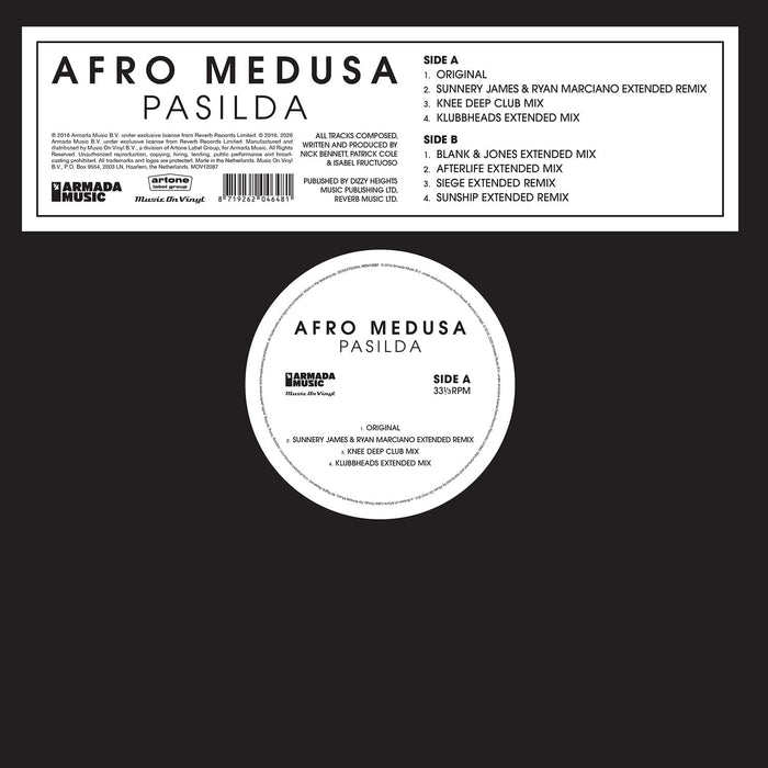 Afro Medusa Pasilda Vinyl LP Due Out 18/09/26