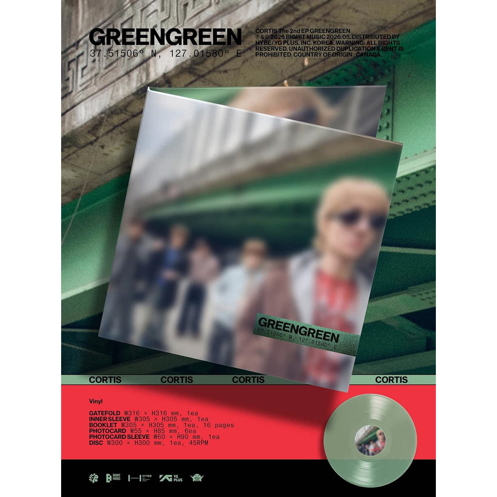 CORTIS GREENGREEN vinyl レコード LP 新品未開封 Cortis Greengreen Vinyl LP 2026 — Assai Records