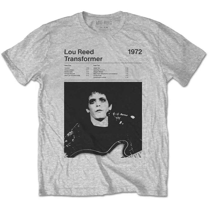 Lou Reed Transformer Grey Medium T-Shirt