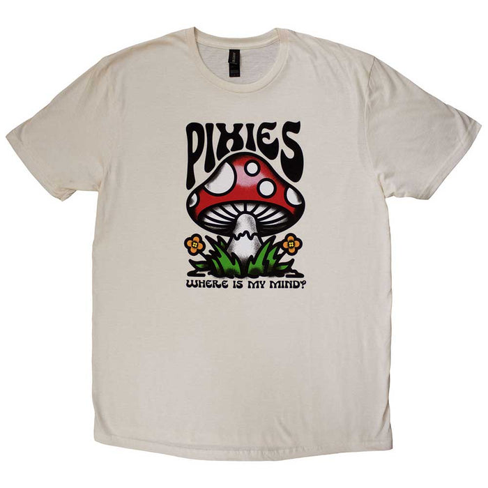 Pixies Mindshroom Natural Colour Medium Unisex T-Shirt