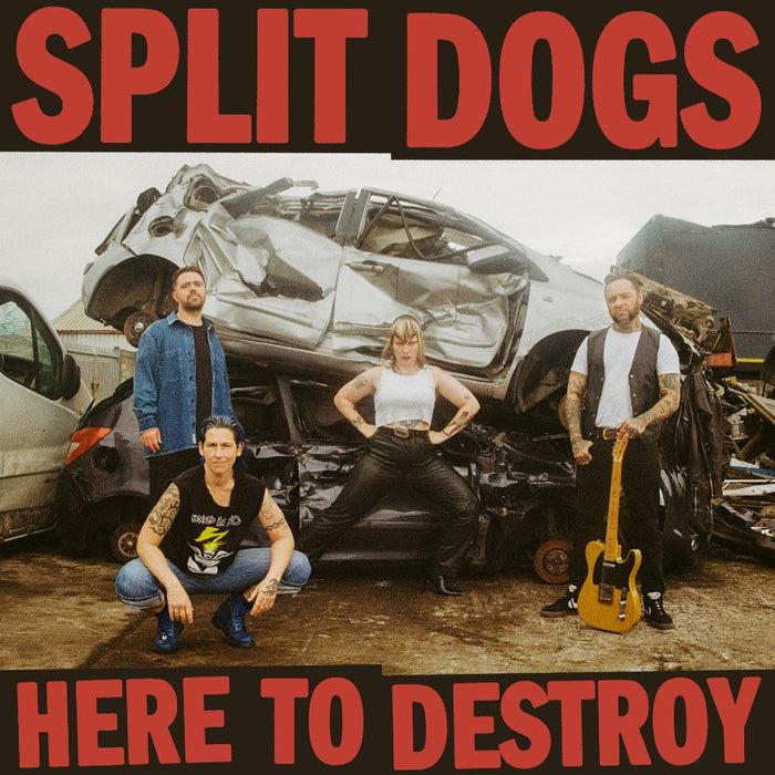 Split Dogs Here To Destroy Vinyl LP Red Colour Due Out 31/01/25