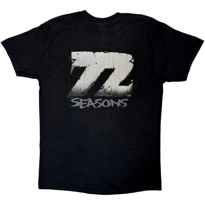 Metallica Skull Screaming 72 Seasons Guitar Black Large T-Shirt