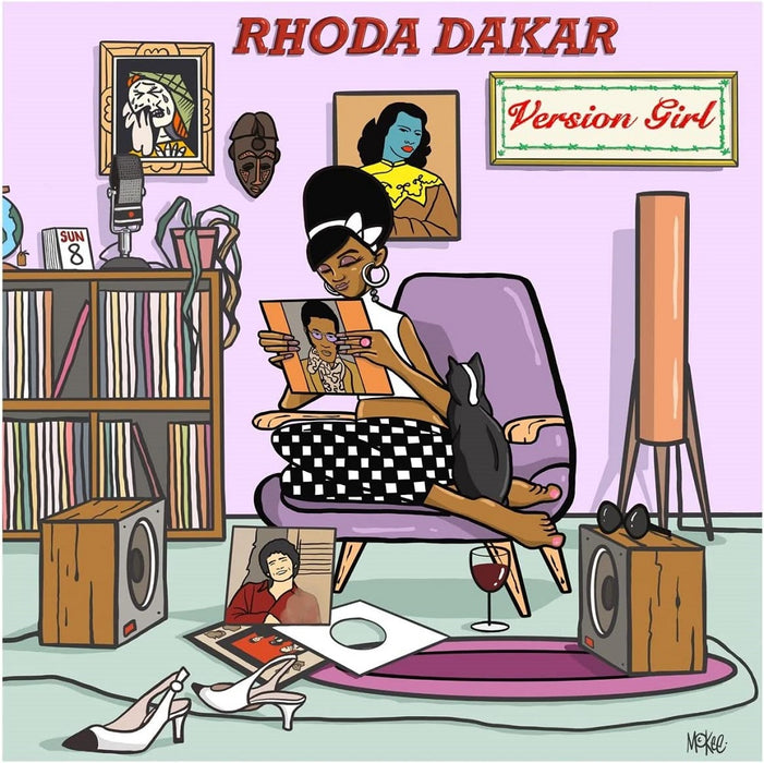 Rhoda Dakar Version Girl Galaxy Purple Vinyl LP 2023